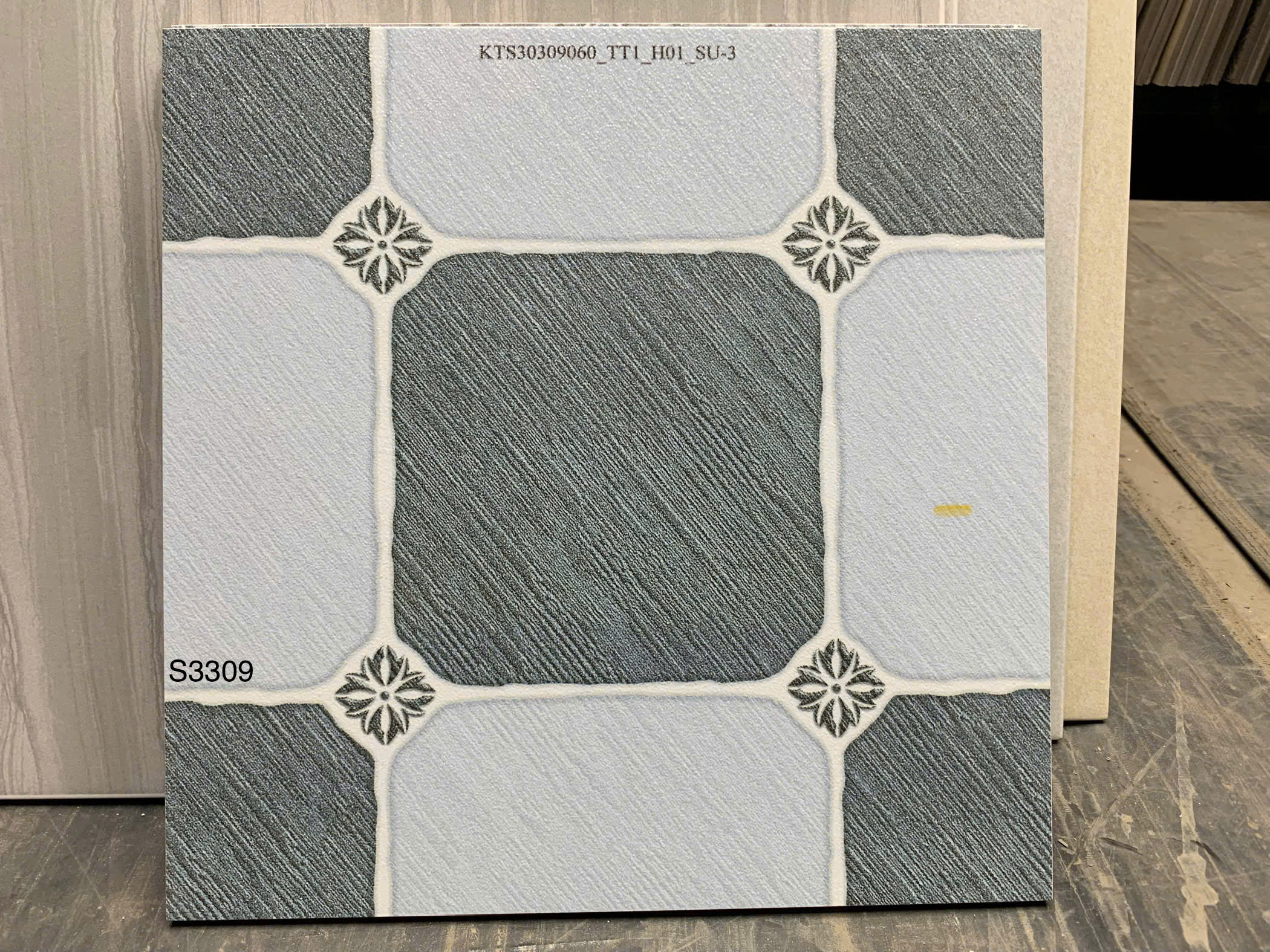 Gạch men mờ lát nền vệ sinh, men sugar (30x30) S3309