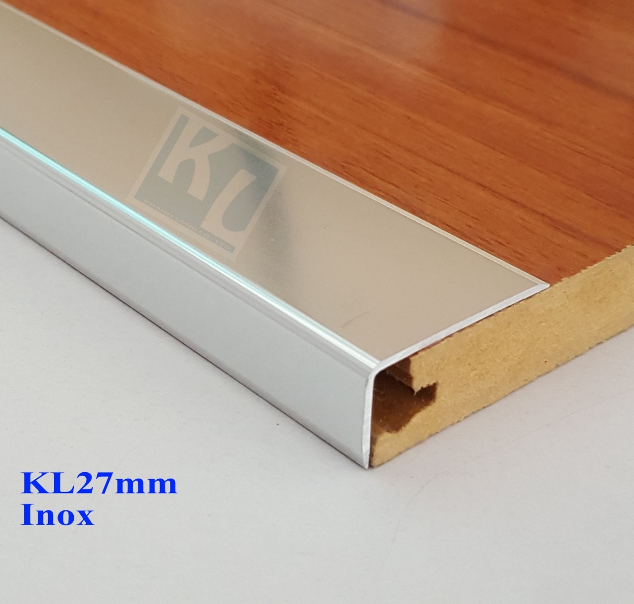 Nẹp Nhôm Kết Thúc Sàn Nhựa KL27 – Nẹp Trang Trí Cạnh Sàn Cao Cấp