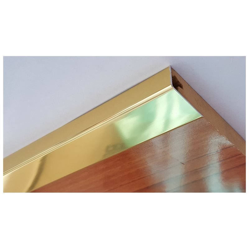 Nẹp Nhôm Kết Thúc Sàn Nhựa KL27 – Nẹp Trang Trí Cạnh Sàn Cao Cấp